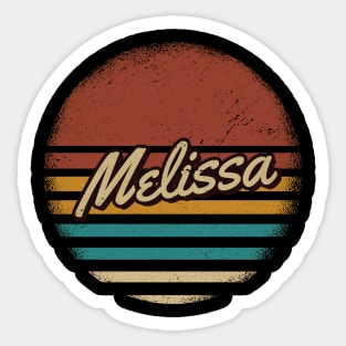 Melissa Vintage Text Sticker